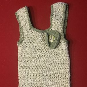 Handmade knit dress